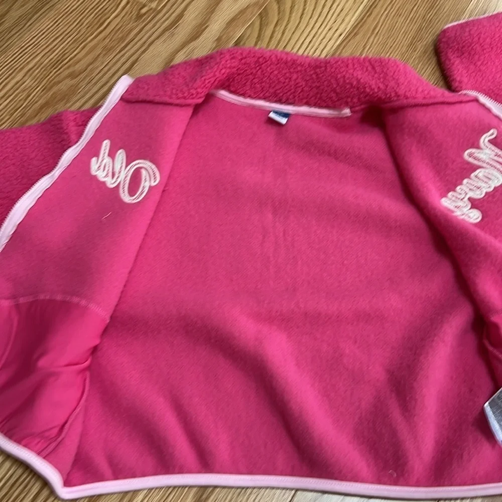 NWT! Old Navy kids girls Size 8 pink fleece zippered jacket